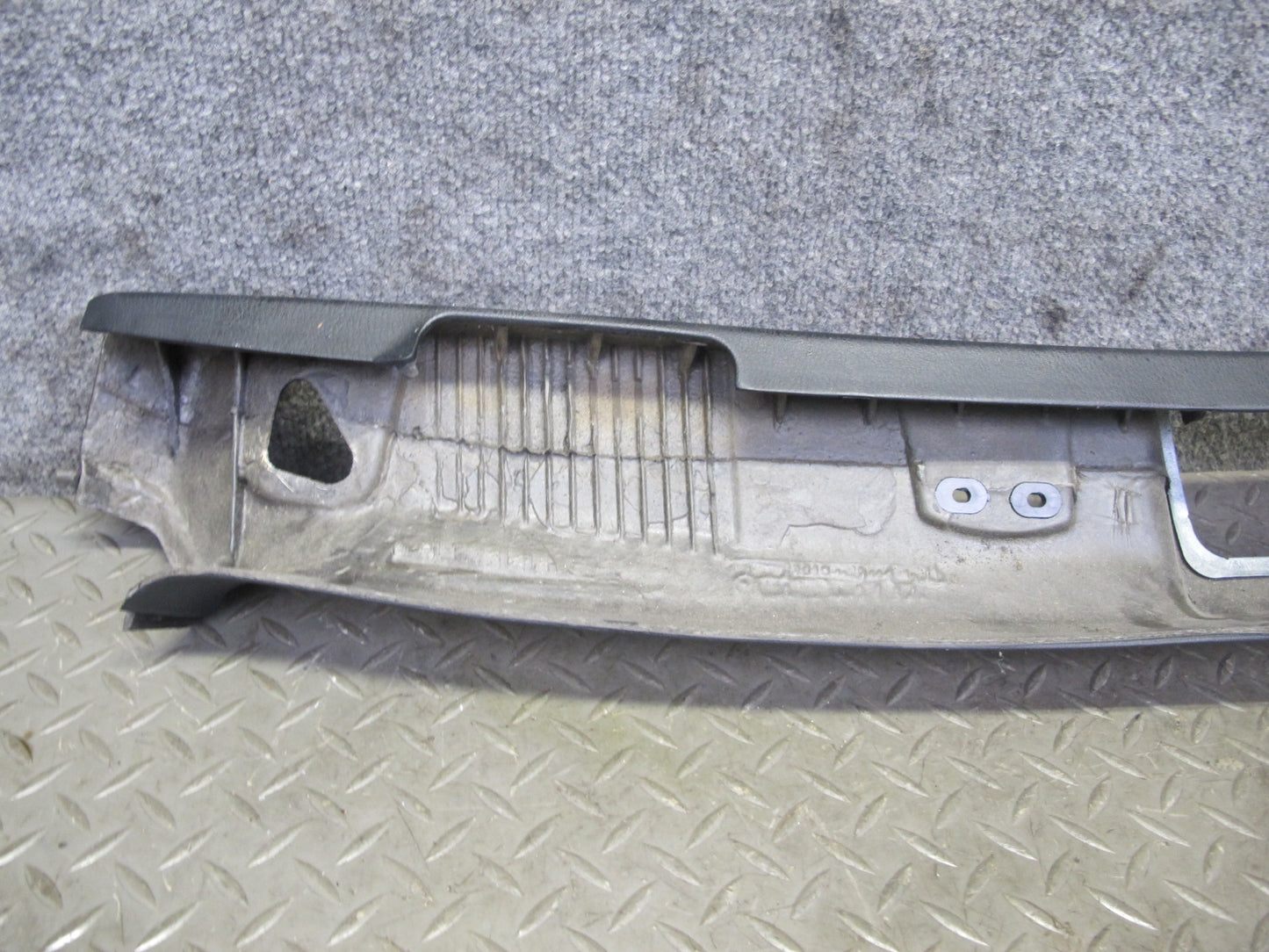 01-06 BMW E46 330ci Convertible Front Upper Headliner Trim Cover Panel Black OEM