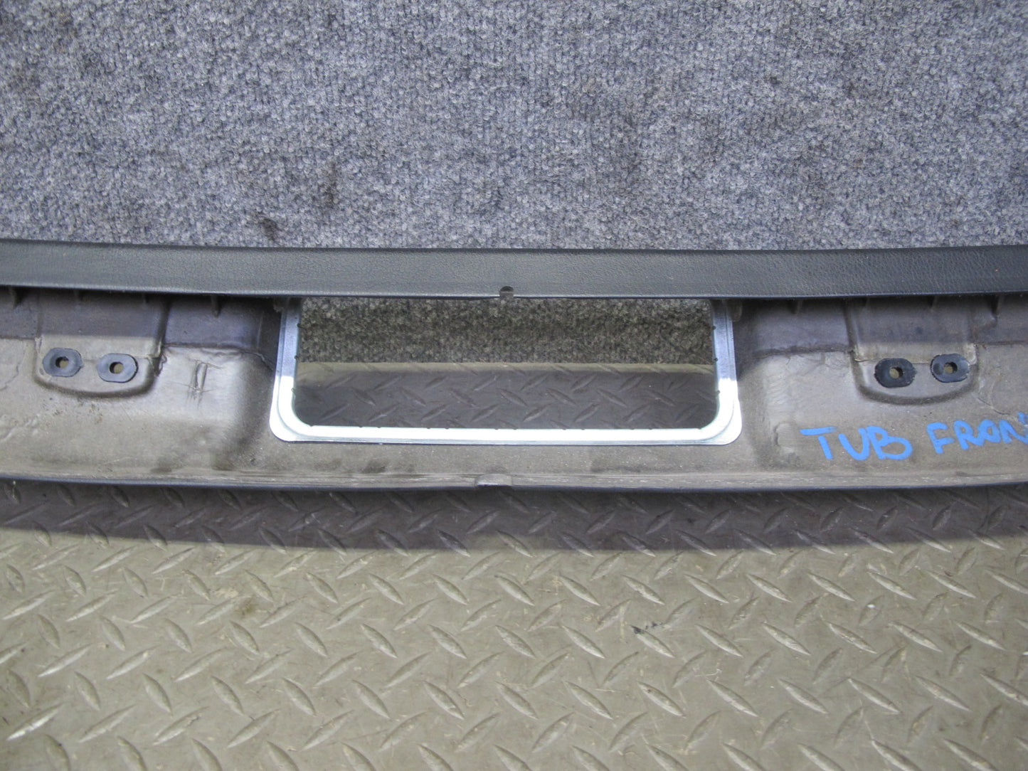 01-06 BMW E46 330ci Convertible Front Upper Headliner Trim Cover Panel Black OEM