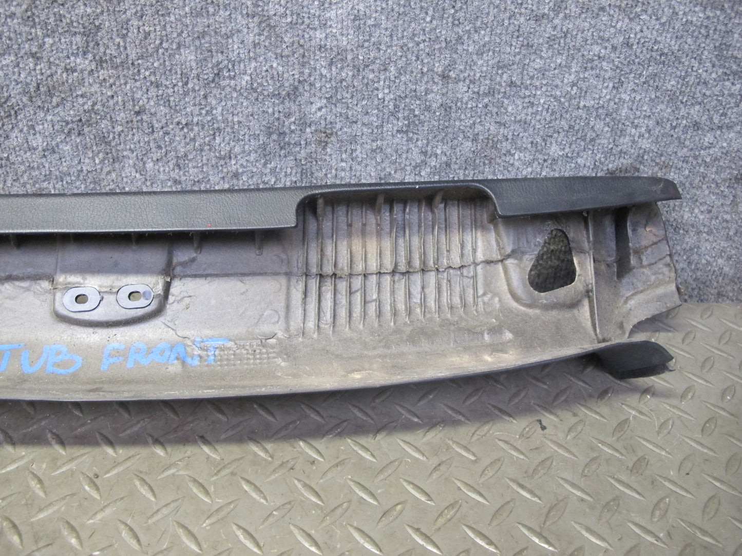 01-06 BMW E46 330ci Convertible Front Upper Headliner Trim Cover Panel Black OEM