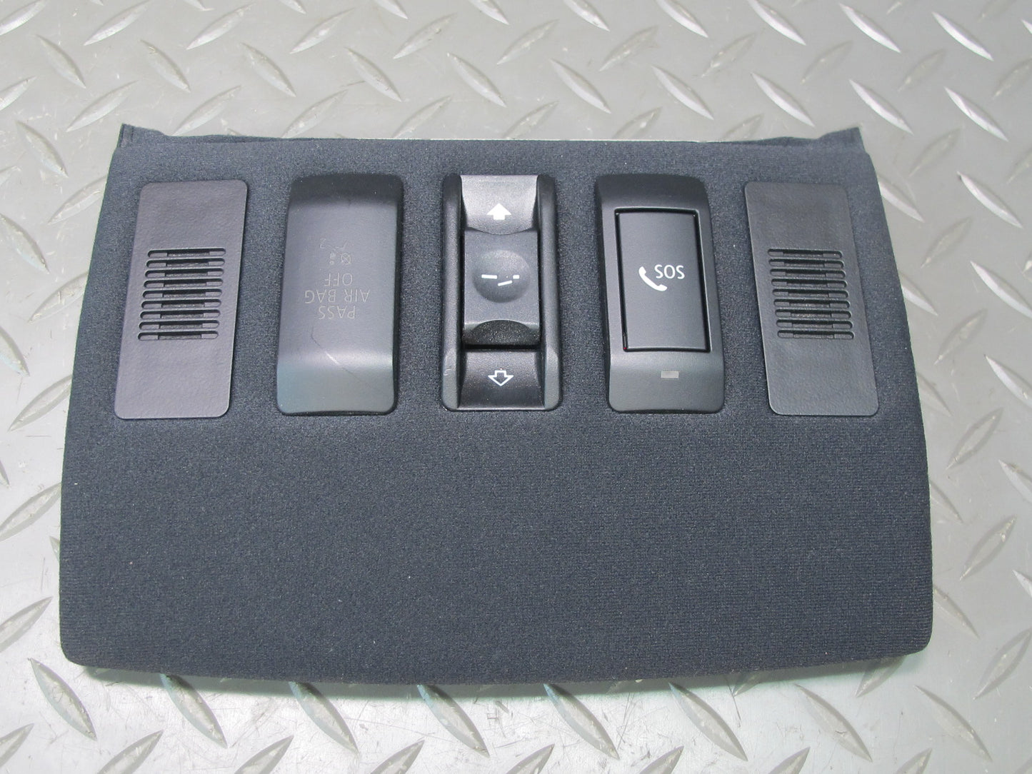 2006-2010 BMW E60 M5 Overhead Console Sunroof SOS Switch Panel