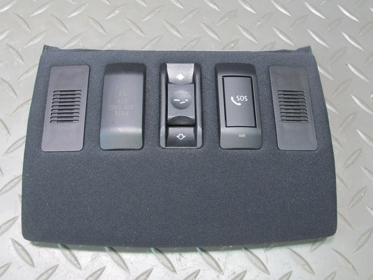 2006-2010 BMW E60 M5 Overhead Console Sunroof SOS Switch Panel