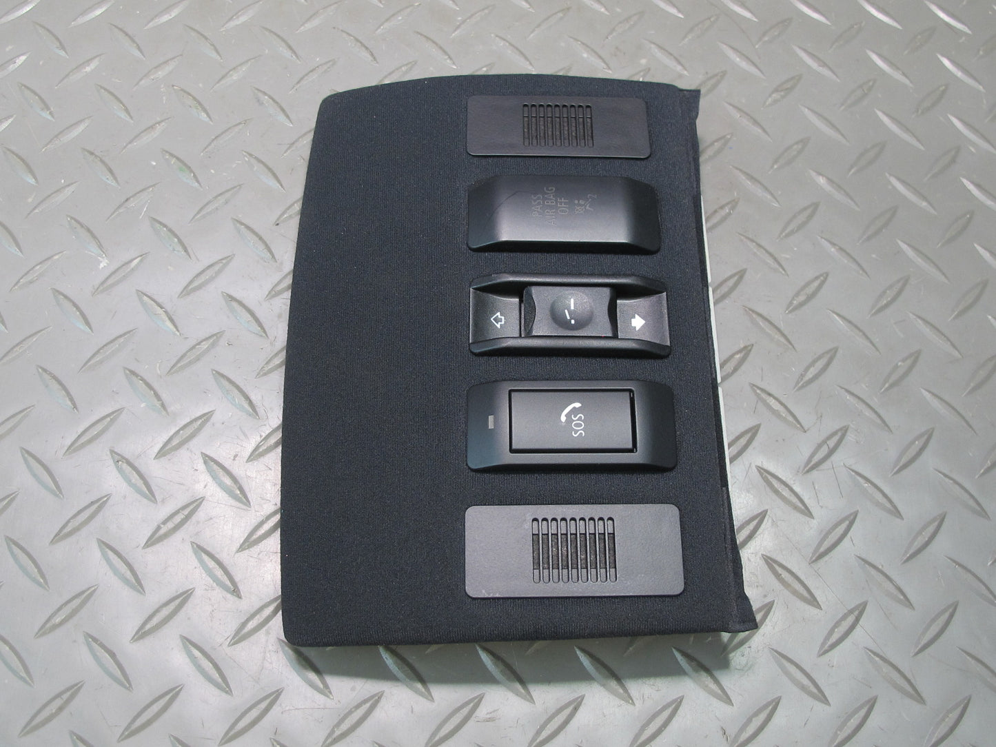 2006-2010 BMW E60 M5 Overhead Console Sunroof SOS Switch Panel