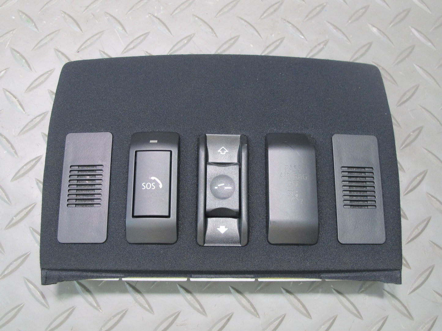 2006-2010 BMW E60 M5 Overhead Console Sunroof SOS Switch Panel