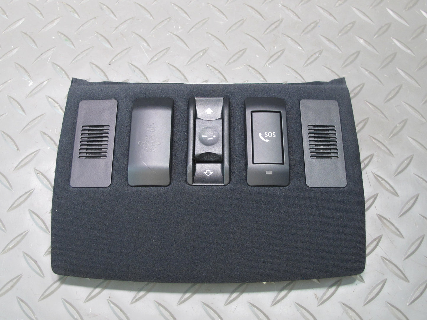 2006-2010 BMW E60 M5 Overhead Console Sunroof SOS Switch Panel