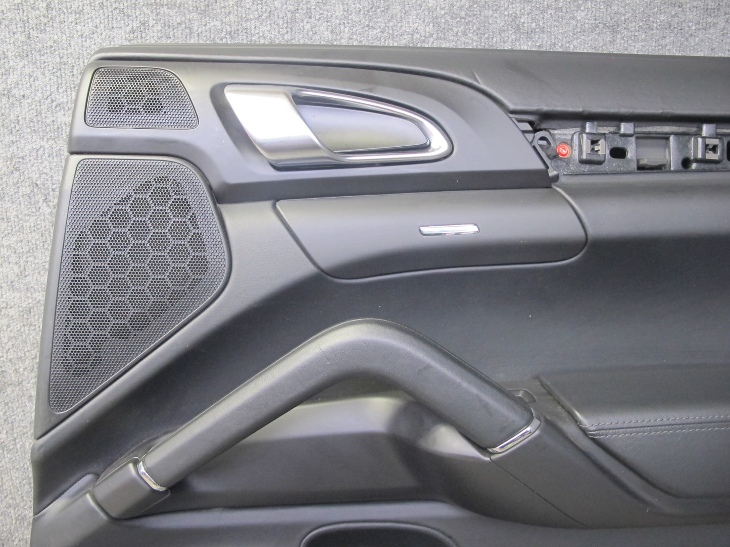 11-18 Porsche Cayenne 958 Rear Left Right Side Interior Door Panel W/ Shade Set