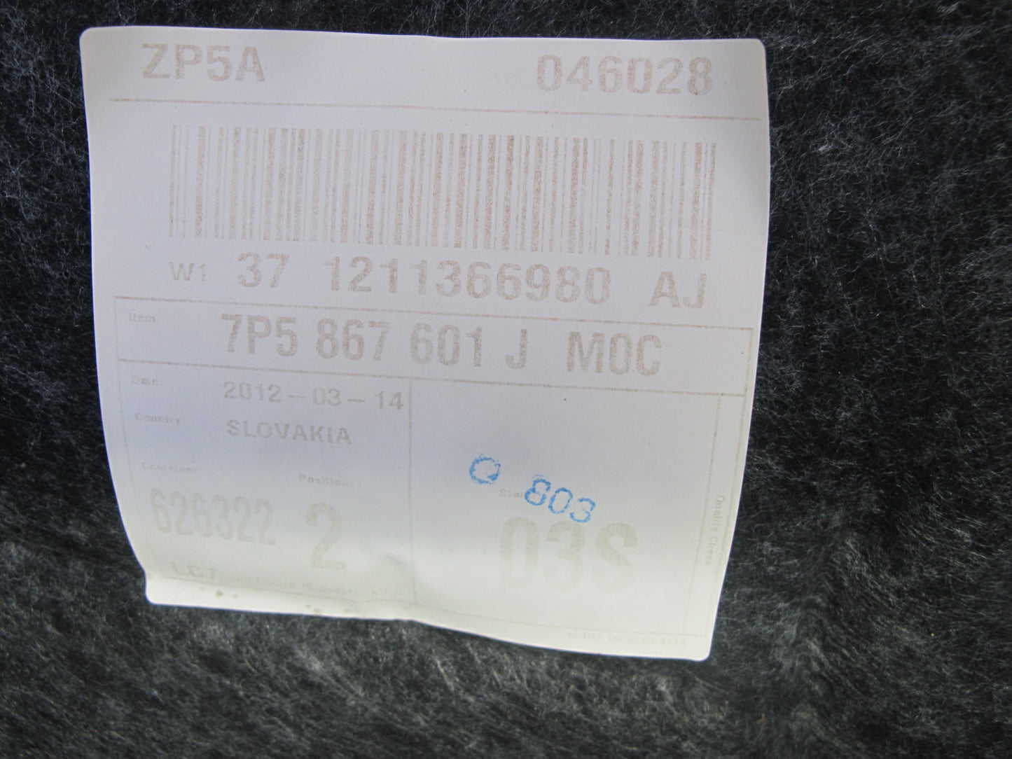 2011-2018 Porsche Cayenne 958 Tail Gate Trunk Door Lower Upper Trim Cover Set