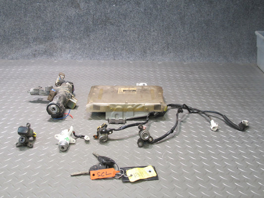 99-00 Lexus SC400 1UZFE RWD ECU ECM Ignition Trunk Door Glove Lock KEY Set OEM