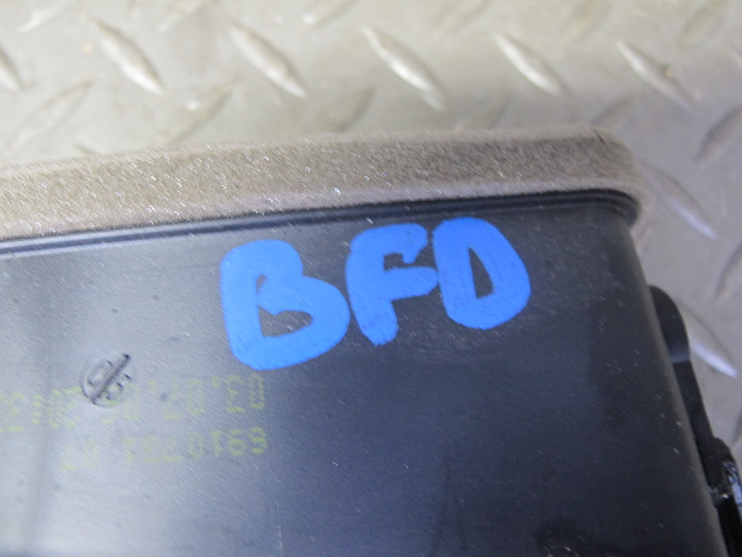 2006-2007 BMW E60 M5 Dash Door Console Aluminium Trim Bezel Cover Panel Set