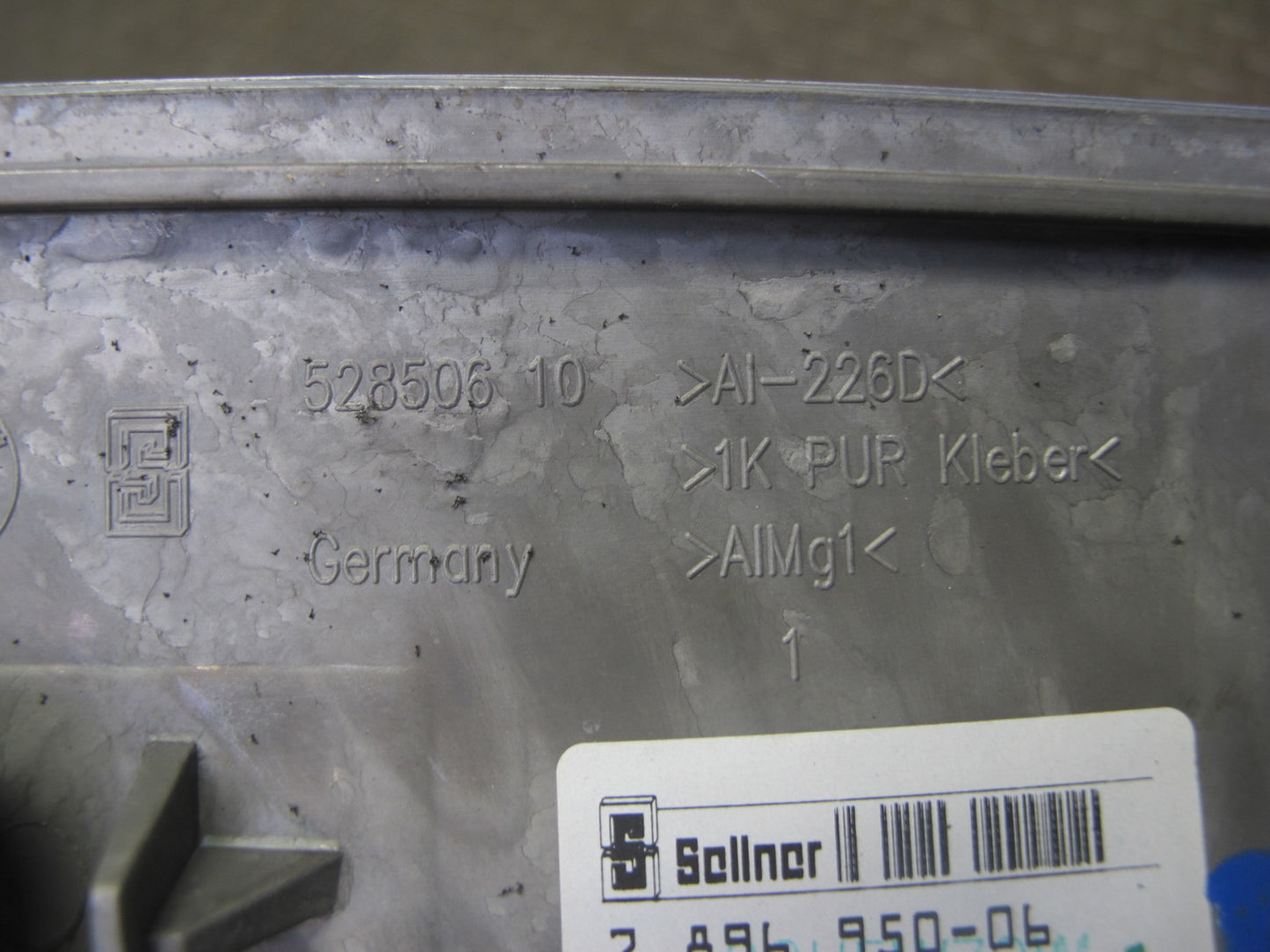 2006-2007 BMW E60 M5 Dash Door Console Aluminium Trim Bezel Cover Panel Set