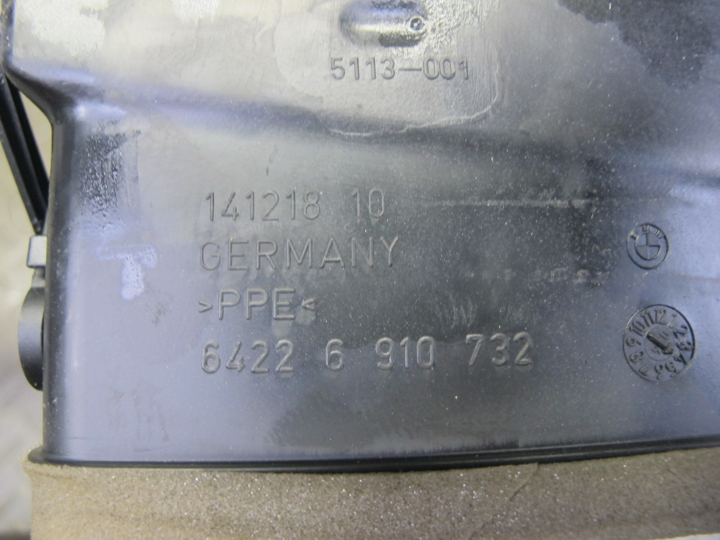 2006-2007 BMW E60 M5 Dash Door Console Aluminium Trim Bezel Cover Panel Set