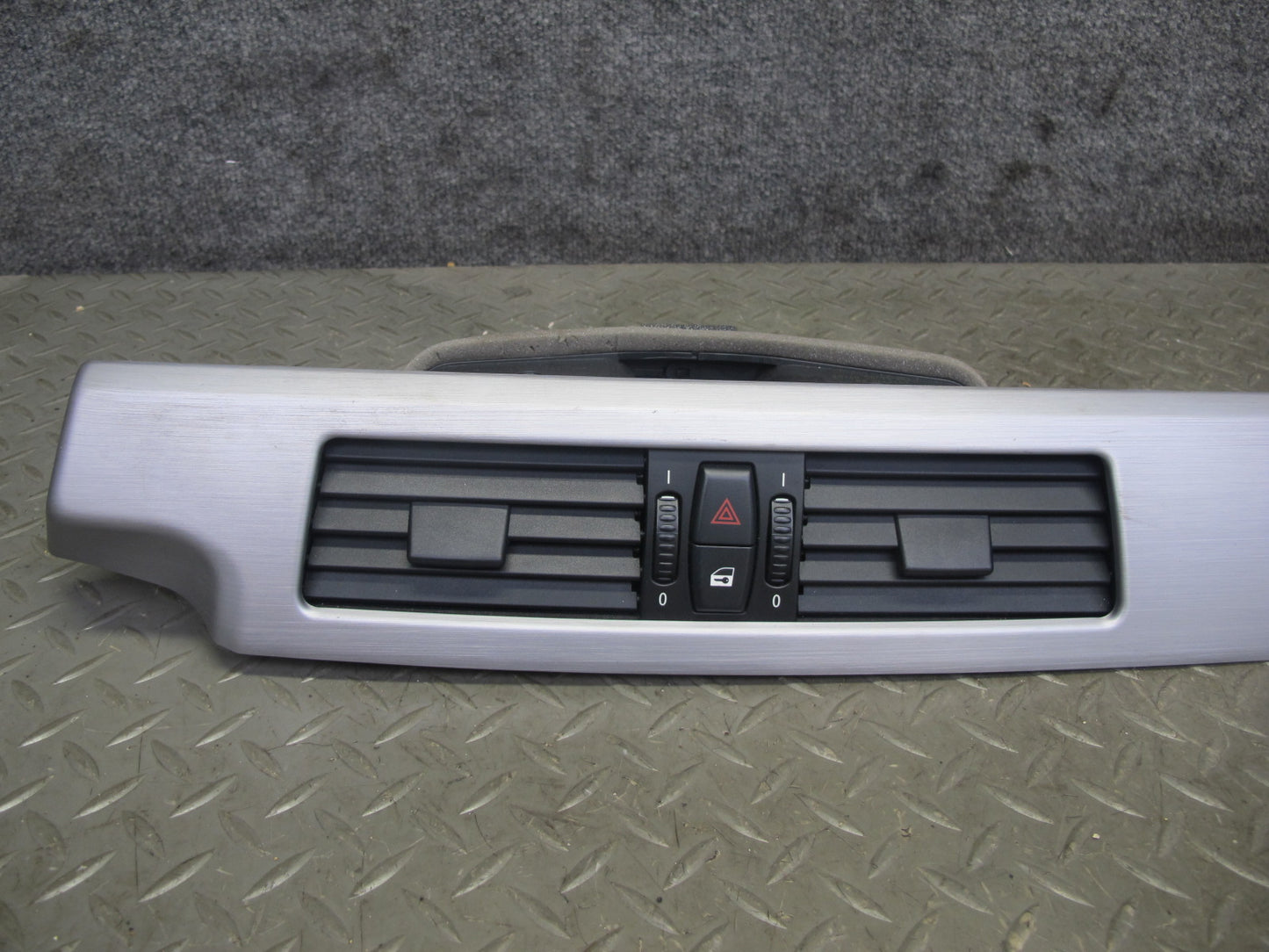 2006-2007 BMW E60 M5 Dash Door Console Aluminium Trim Bezel Cover Panel Set