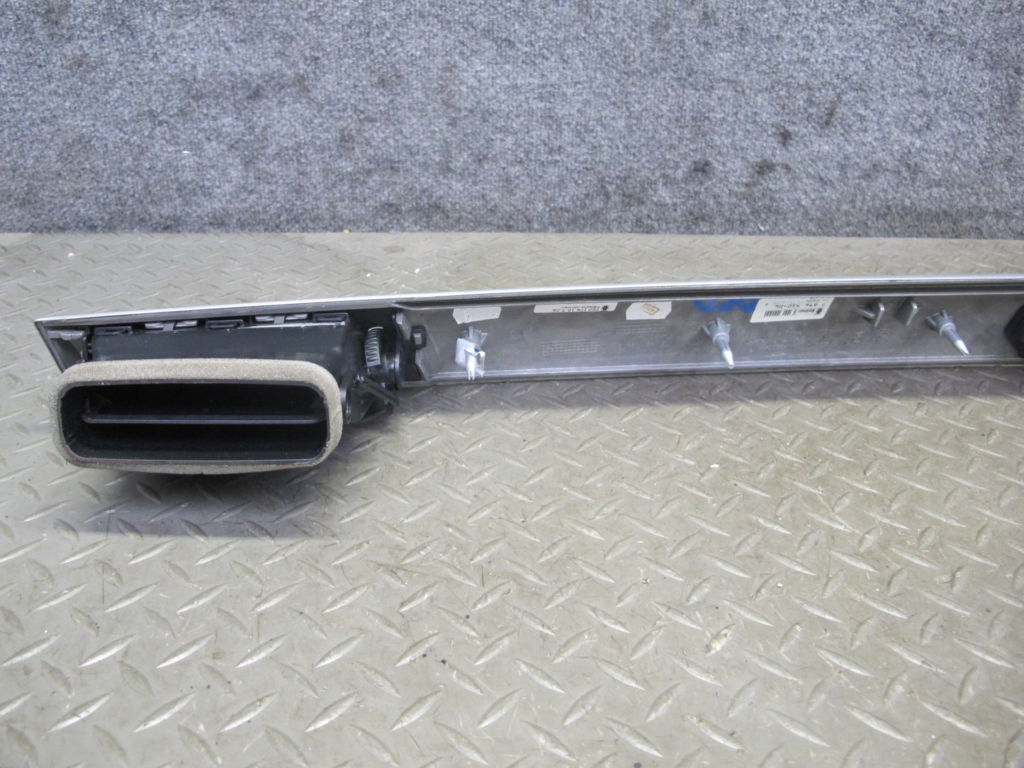 2006-2007 BMW E60 M5 Dash Door Console Aluminium Trim Bezel Cover Panel Set