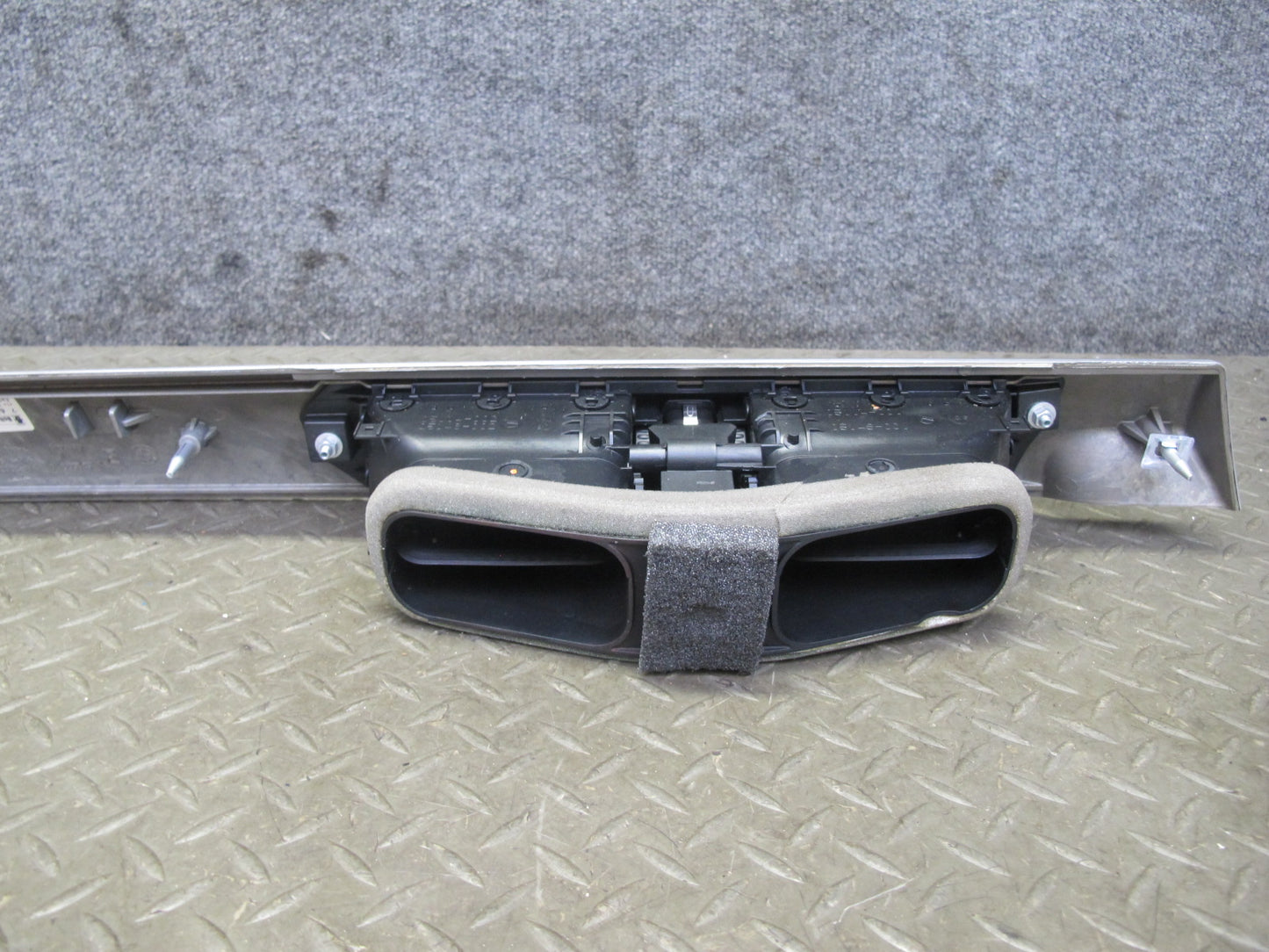 2006-2007 BMW E60 M5 Dash Door Console Aluminium Trim Bezel Cover Panel Set