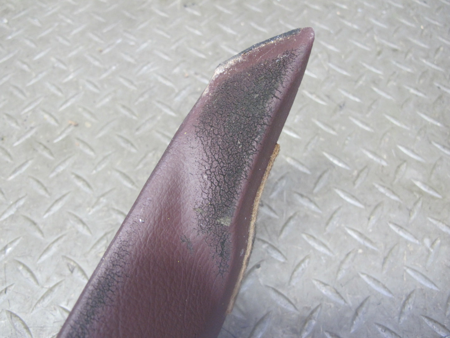 86-92 Toyota Supra MK3 Front Interior A Pillar Trim Cover Panel Set Maroon OEM