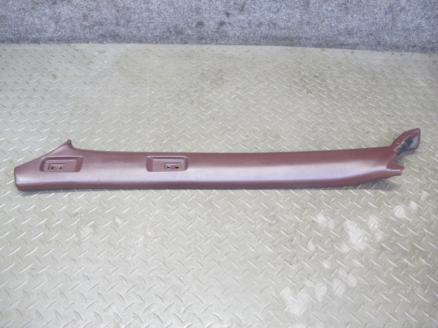 86-92 Toyota Supra MK3 Front Interior A Pillar Trim Cover Panel Set Maroon OEM