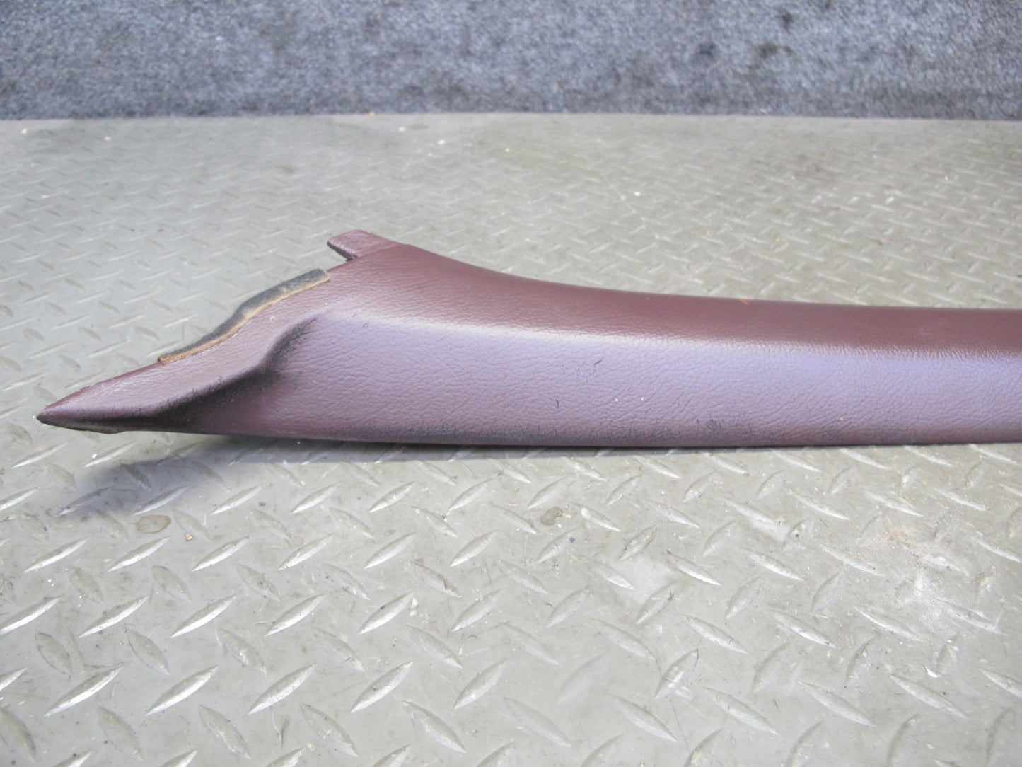 86-92 Toyota Supra MK3 Front Interior A Pillar Trim Cover Panel Set Maroon OEM