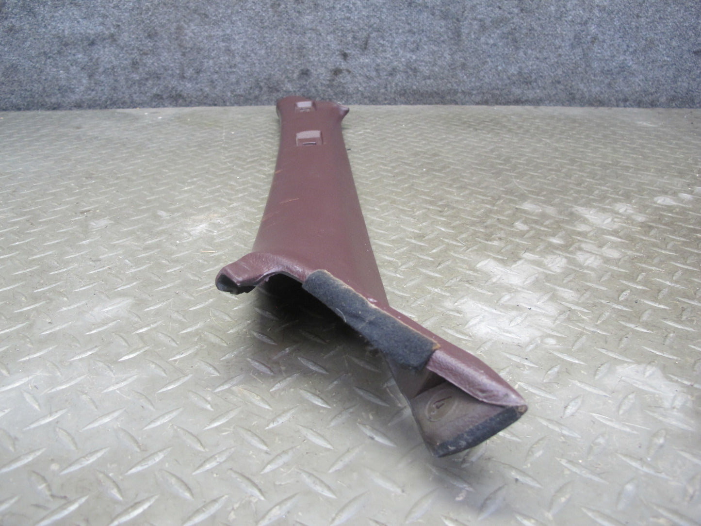 86-92 Toyota Supra MK3 Front Interior A Pillar Trim Cover Panel Set Maroon OEM