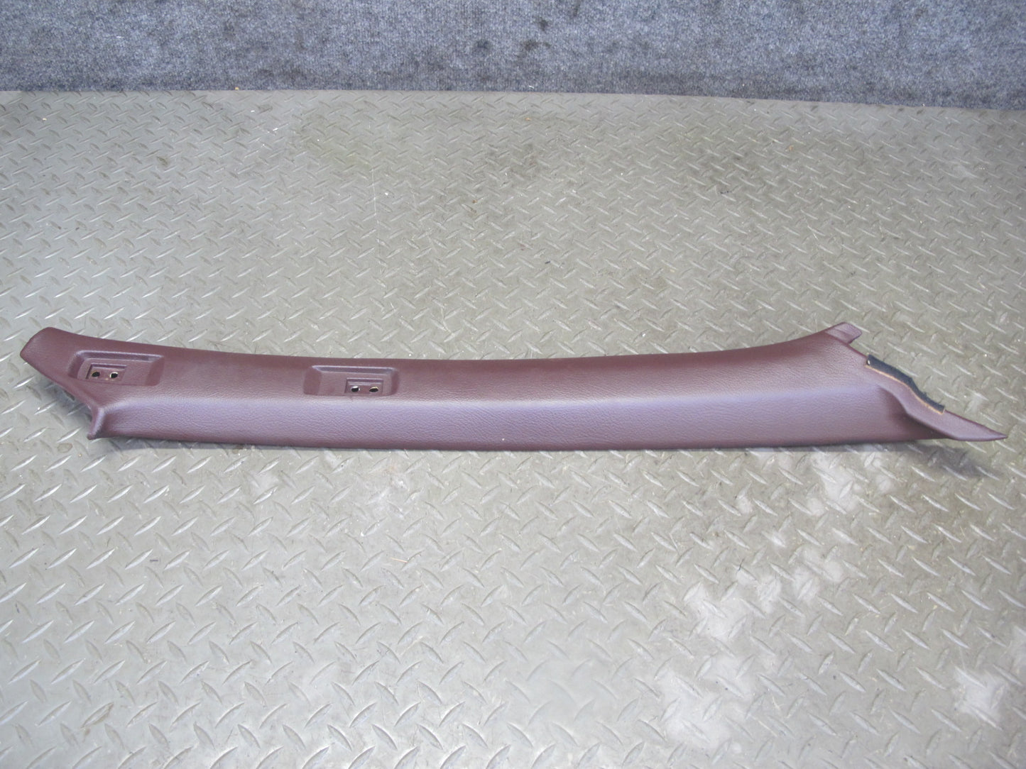 86-92 Toyota Supra MK3 Front Interior A Pillar Trim Cover Panel Set Maroon OEM