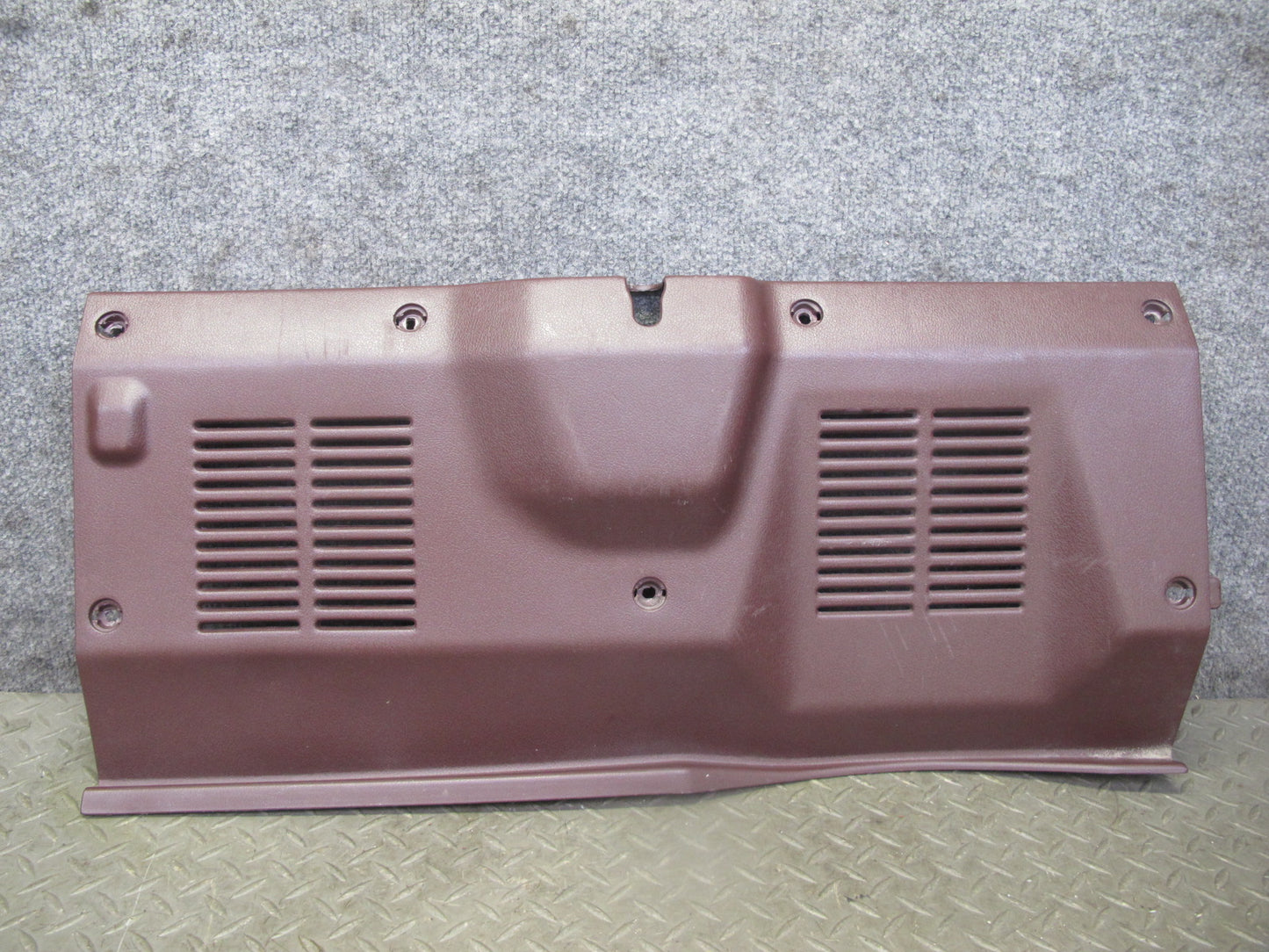 86-92 Toyota Supra MA70L MK3 Rear Trunk Hatch Center Trim Cover Panel Maroon OEM
