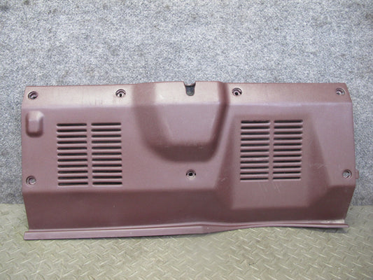 86-92 Toyota Supra MA70L MK3 Rear Trunk Hatch Center Trim Cover Panel Maroon OEM