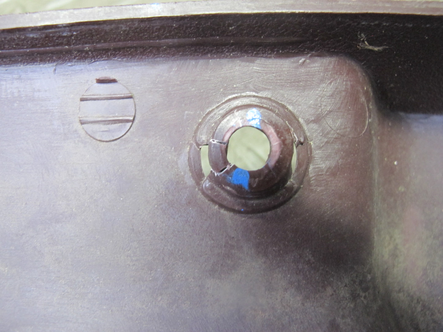 86-92 Toyota Supra MA70L MK3 Rear Trunk Hatch Center Trim Cover Panel Maroon OEM