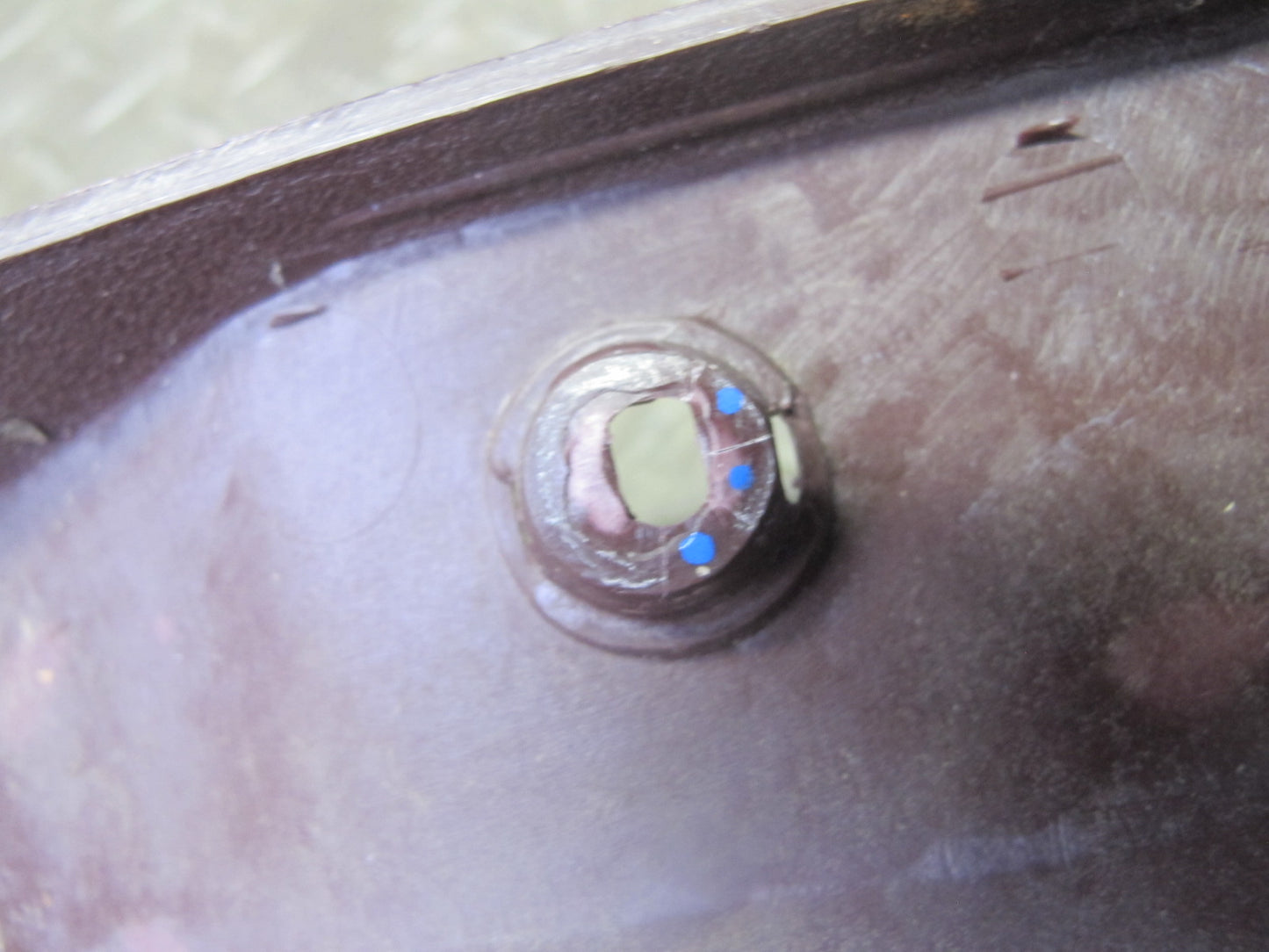 86-92 Toyota Supra MA70L MK3 Rear Trunk Hatch Center Trim Cover Panel Maroon OEM