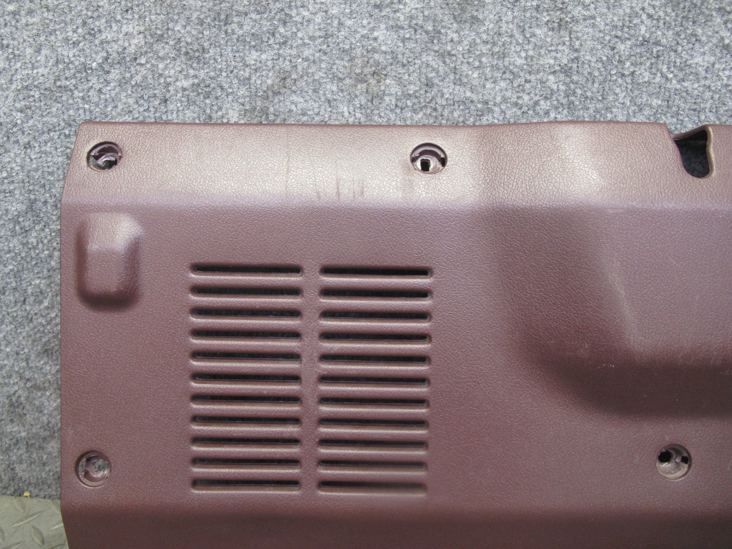 86-92 Toyota Supra MA70L MK3 Rear Trunk Hatch Center Trim Cover Panel Maroon OEM