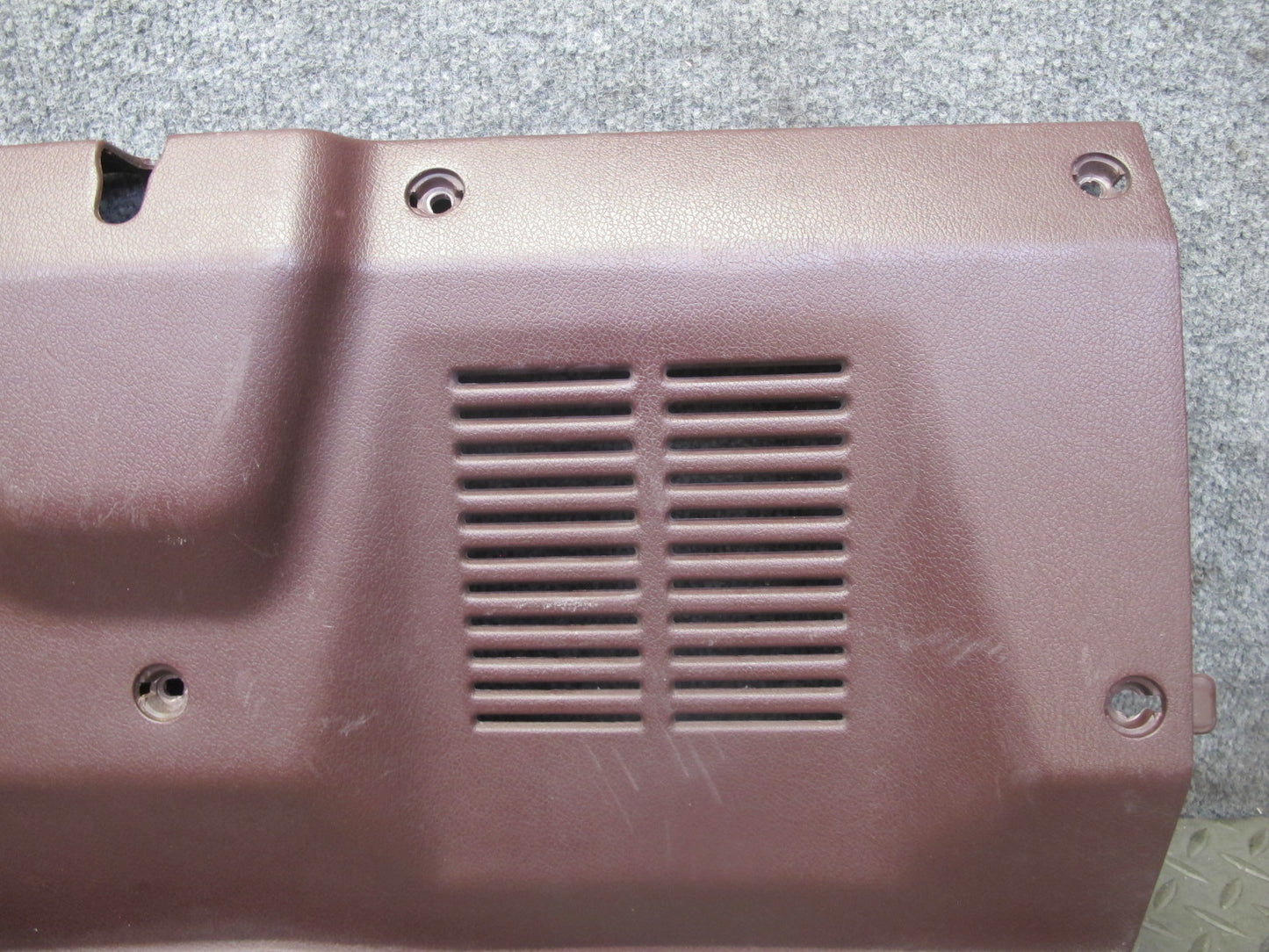 86-92 Toyota Supra MA70L MK3 Rear Trunk Hatch Center Trim Cover Panel Maroon OEM
