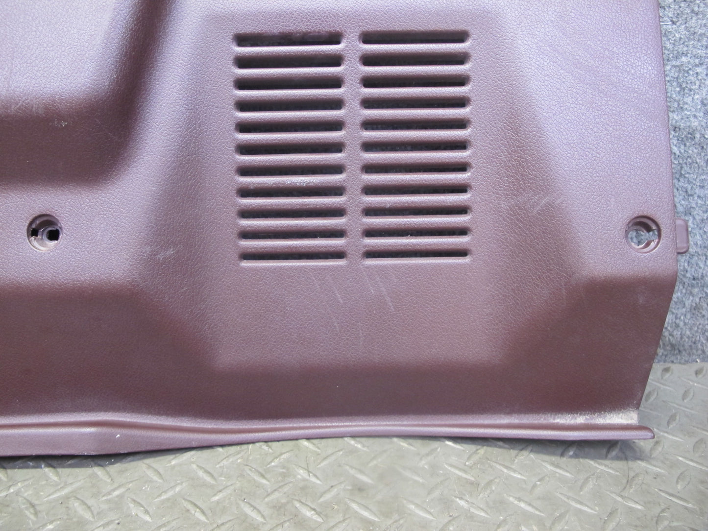 86-92 Toyota Supra MA70L MK3 Rear Trunk Hatch Center Trim Cover Panel Maroon OEM