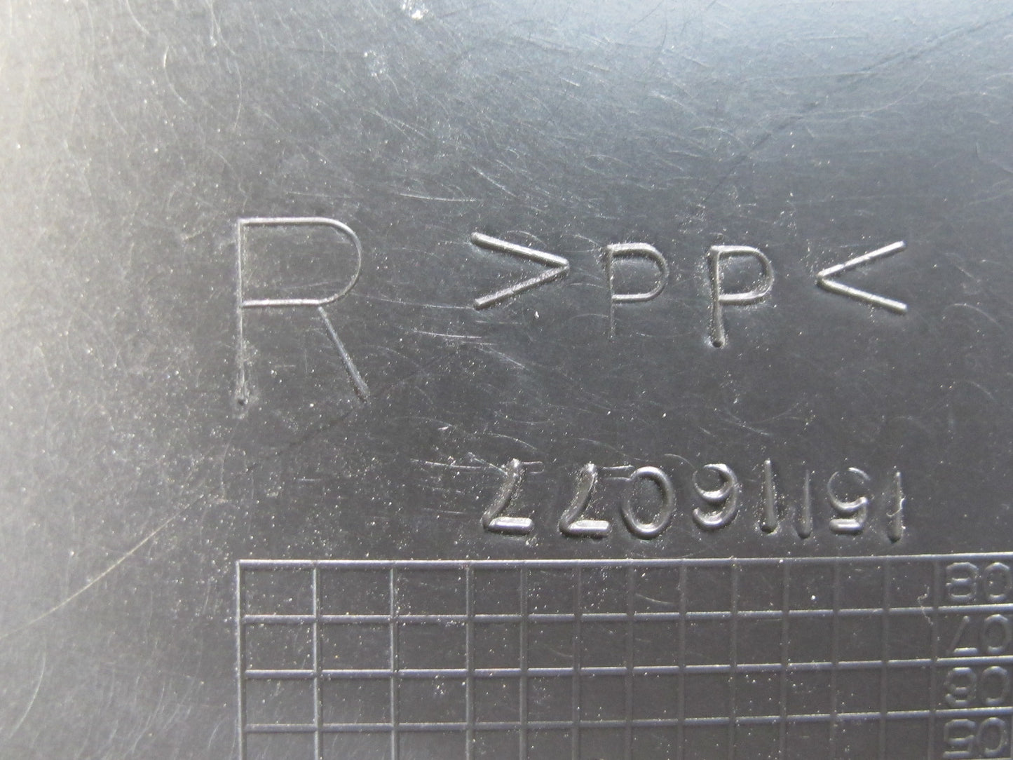 03-06 Chevrolet SSR Front Right Interior B Pillar Trim Cover Panel Black OEM