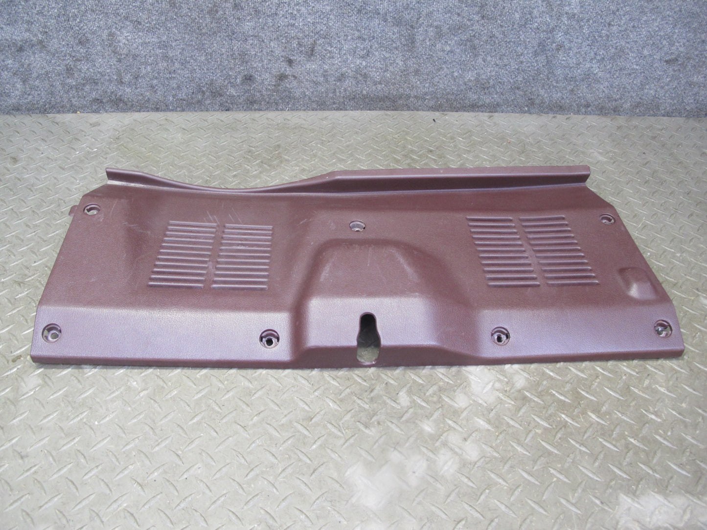 86-92 Toyota Supra MA70L MK3 Rear Trunk Hatch Center Trim Cover Panel Maroon OEM