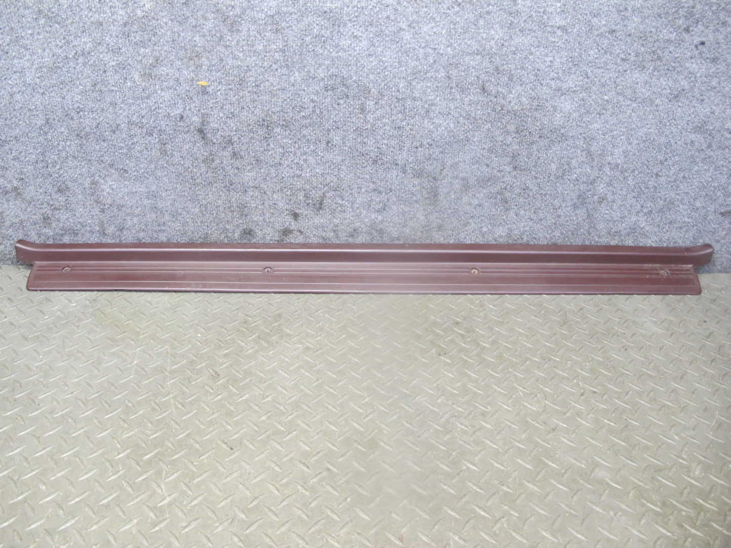 86-92 Toyota Supra MA70L MK3 Left or Right Door Scuff Sill Plate Trim Maroon OEM