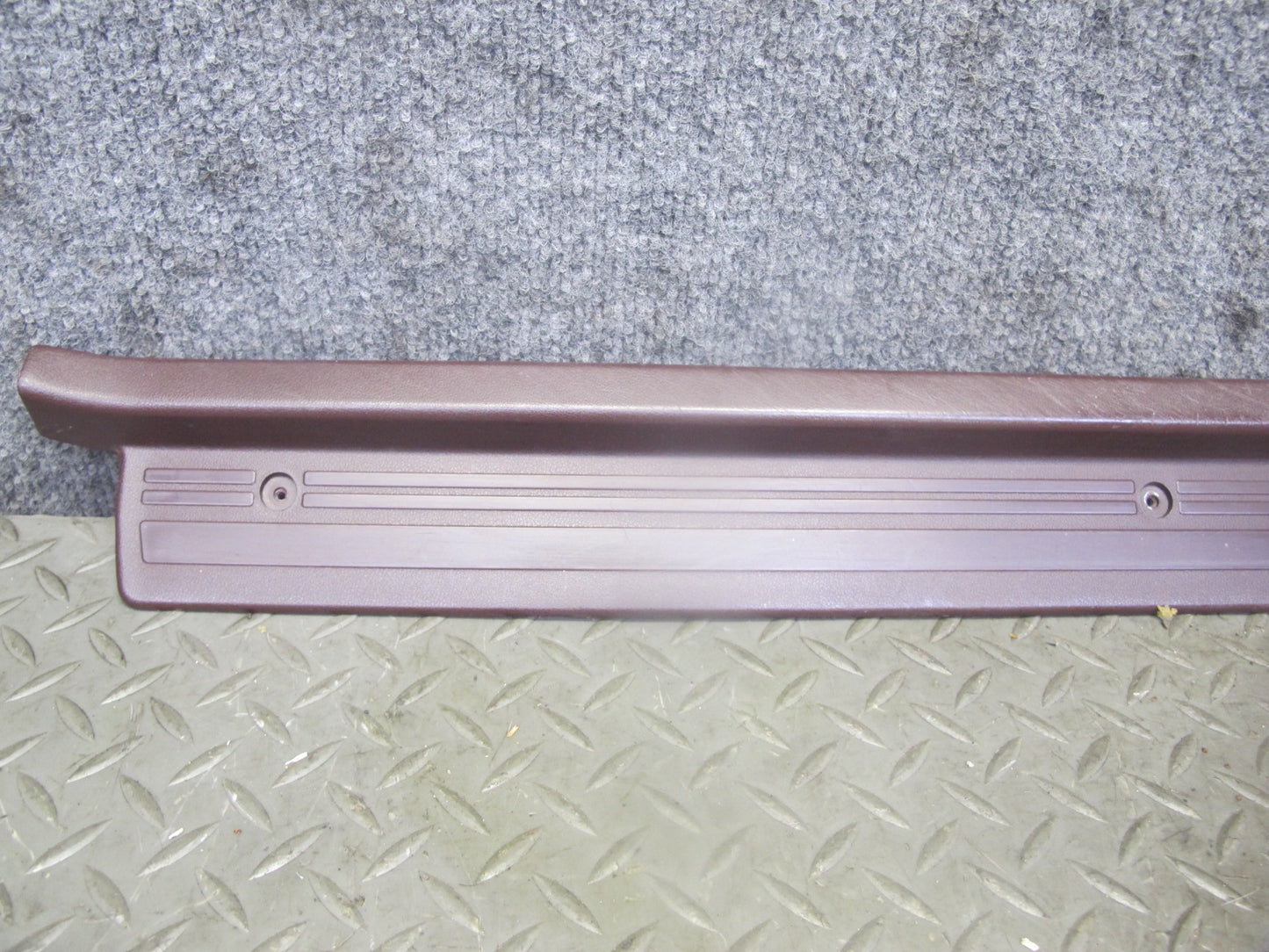 86-92 Toyota Supra MA70L MK3 Left or Right Door Scuff Sill Plate Trim Maroon OEM