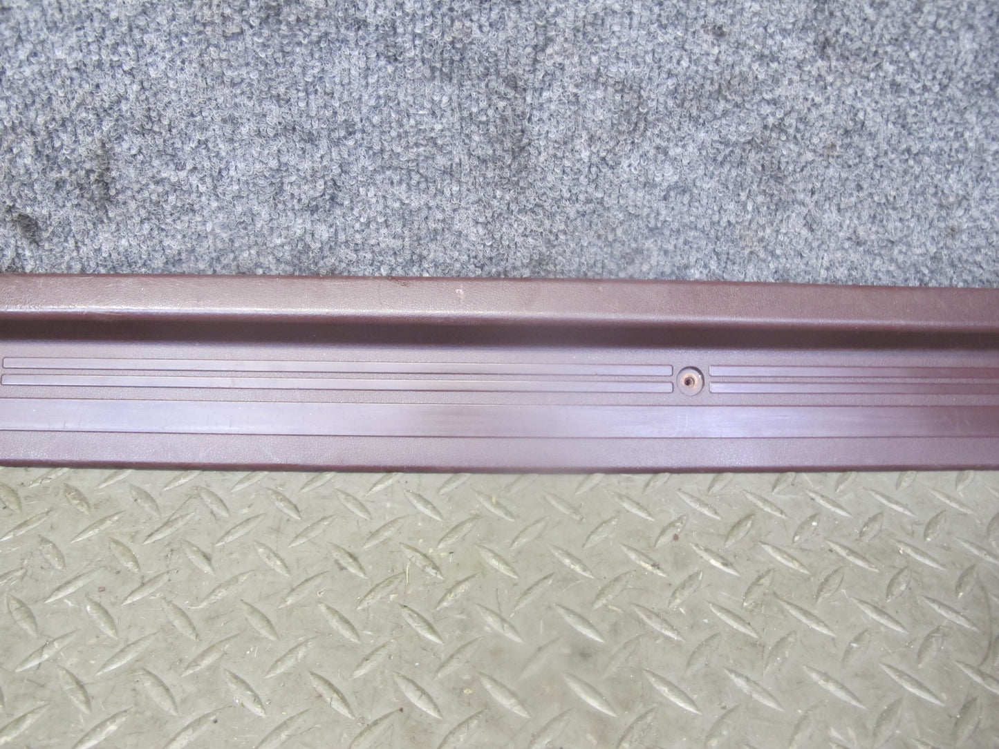 86-92 Toyota Supra MA70L MK3 Left or Right Door Scuff Sill Plate Trim Maroon OEM