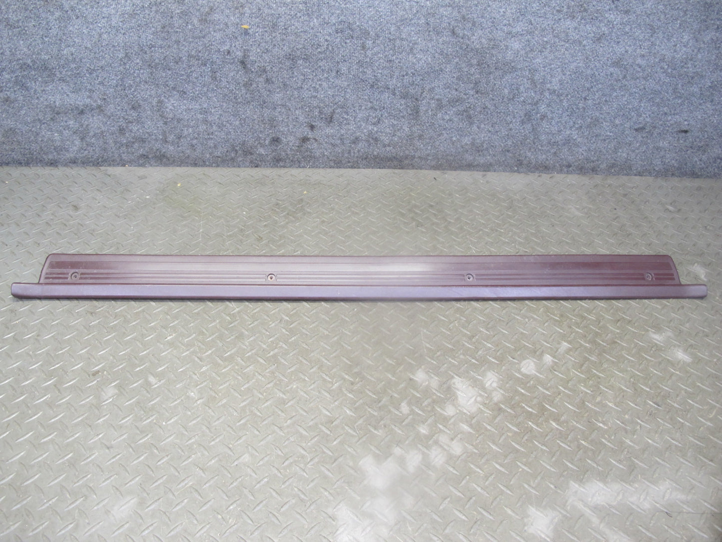 86-92 Toyota Supra MA70L MK3 Left or Right Door Scuff Sill Plate Trim Maroon OEM