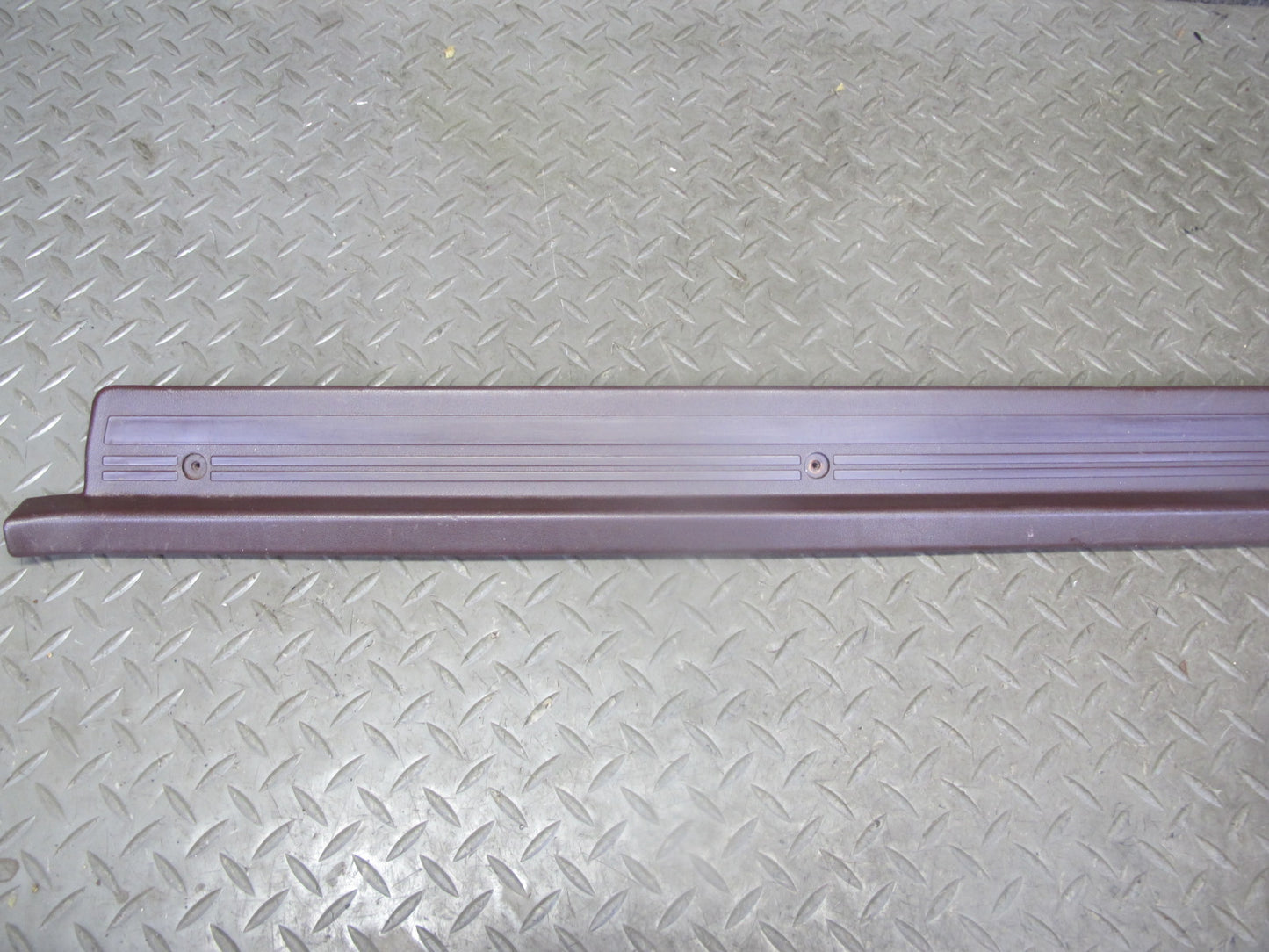 86-92 Toyota Supra MA70L MK3 Left or Right Door Scuff Sill Plate Trim Maroon OEM