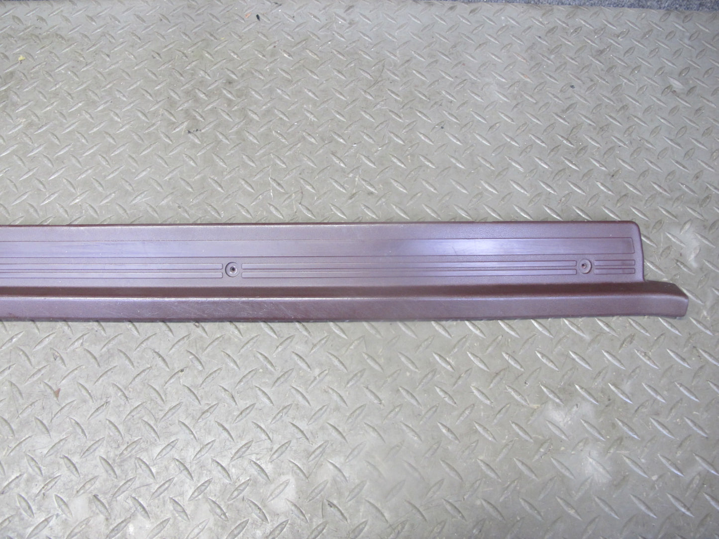 86-92 Toyota Supra MA70L MK3 Left or Right Door Scuff Sill Plate Trim Maroon OEM