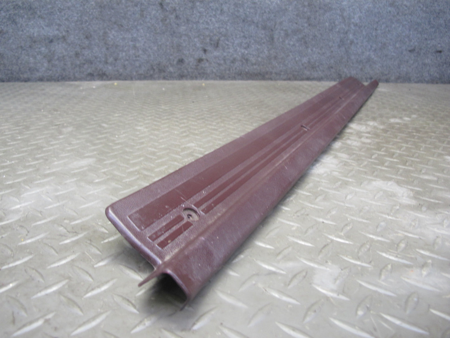 86-92 Toyota Supra MA70L MK3 Left or Right Door Scuff Sill Plate Trim Maroon OEM