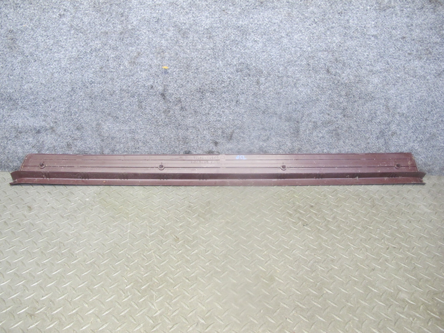 86-92 Toyota Supra MA70L MK3 Left or Right Door Scuff Sill Plate Trim Maroon OEM