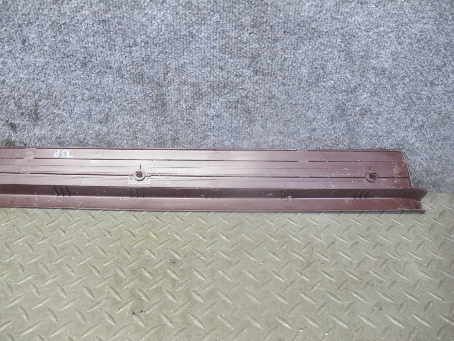 86-92 Toyota Supra MA70L MK3 Left or Right Door Scuff Sill Plate Trim Maroon OEM