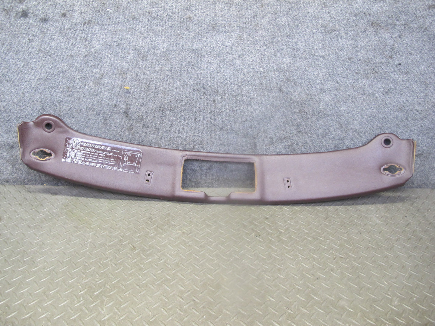 86-92 Toyota Supra MA70L MK3 Targa Front Upper Headliner Trim Cover Maroon OEM