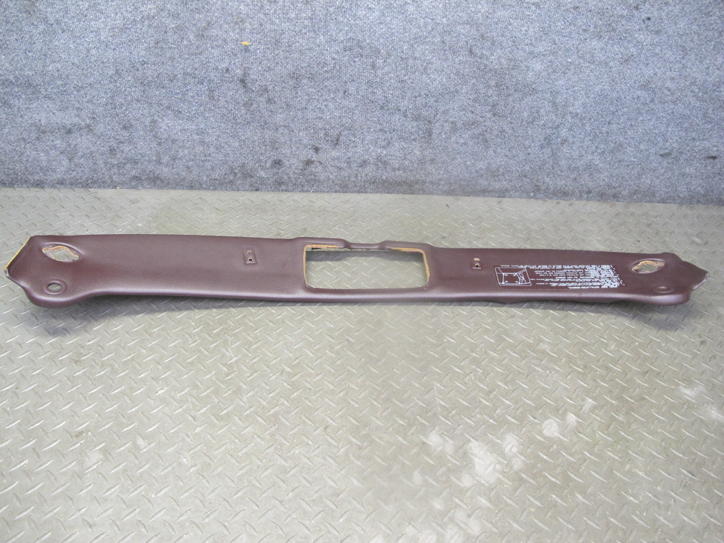 86-92 Toyota Supra MA70L MK3 Targa Front Upper Headliner Trim Cover Maroon OEM