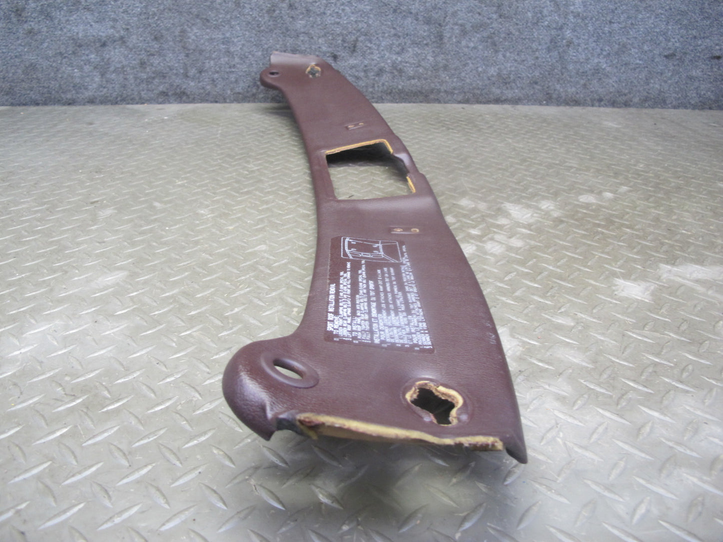 86-92 Toyota Supra MA70L MK3 Targa Front Upper Headliner Trim Cover Maroon OEM