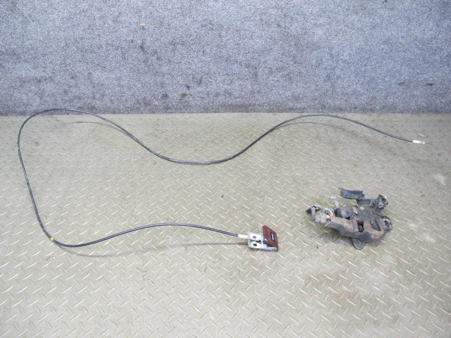 86-92 Toyota Supra MA70L MK3 Front Hood Lock Latch Release Handle w Cable OEM