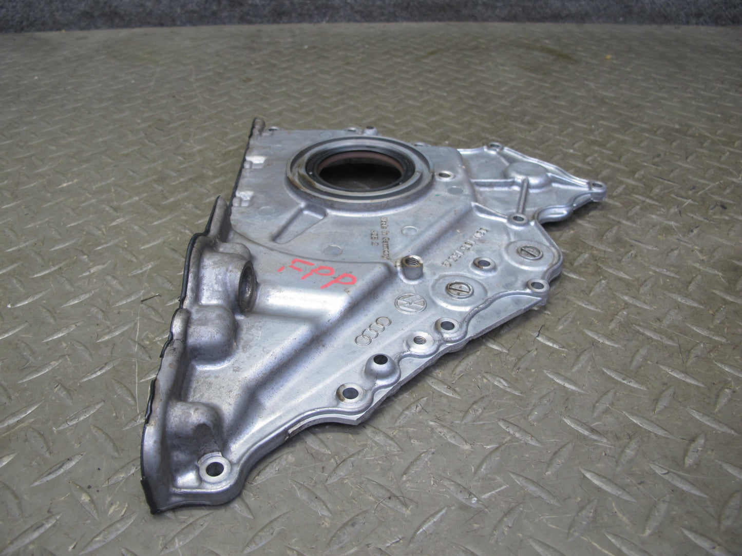 17-23 Porsche Panamera 971 2.9L Engine Sealing Flange Plate Cover 06M103153G