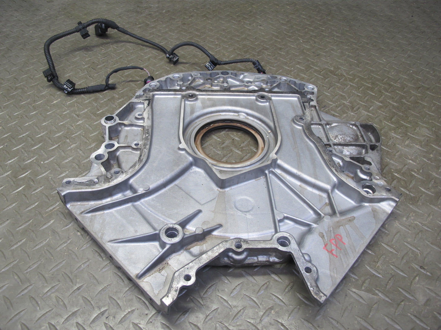 17-23 Porsche Panamera 971 2.9L Engine Rear Timing Plate Cover 06M103173K