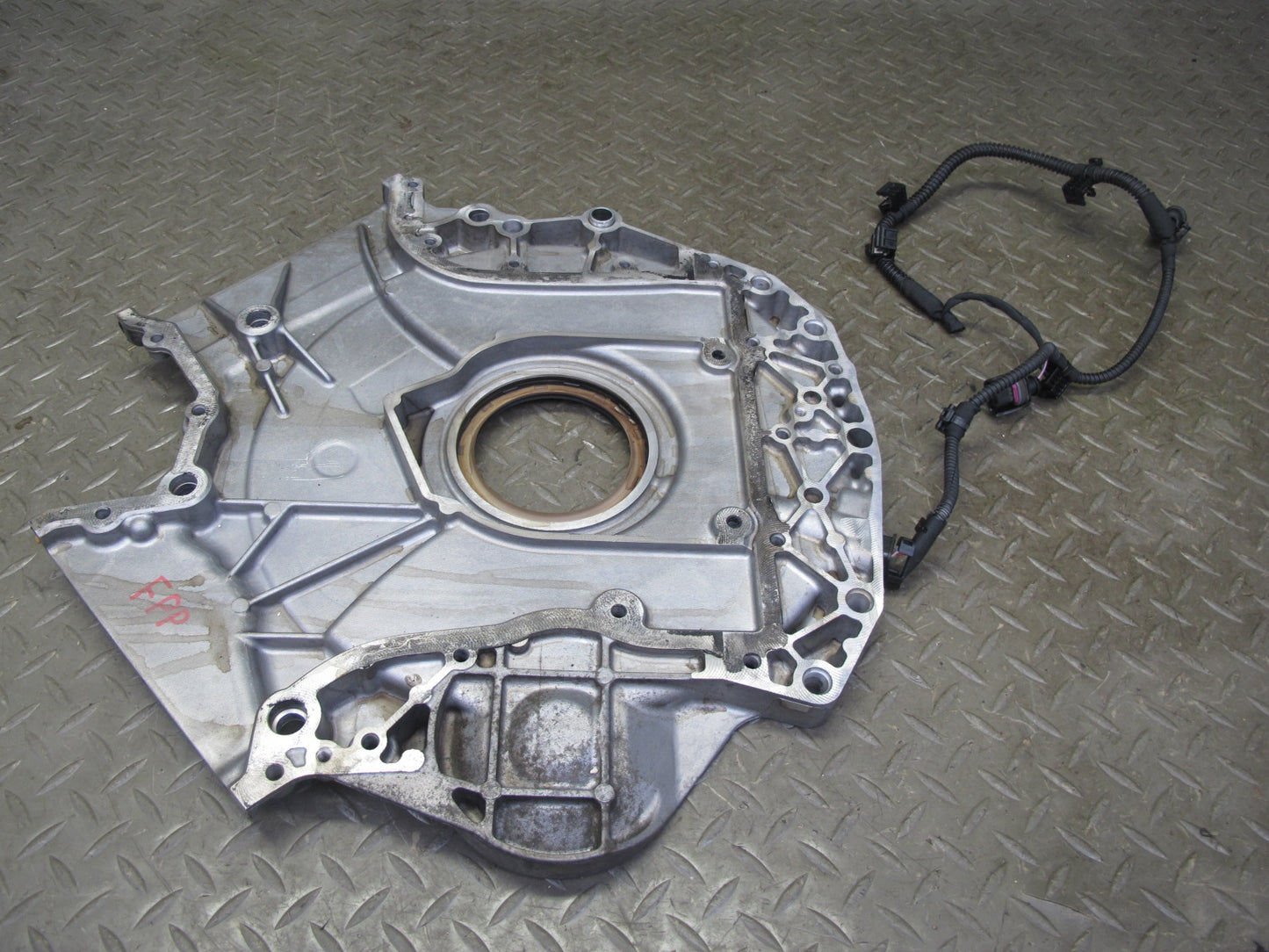 17-23 Porsche Panamera 971 2.9L Engine Rear Timing Plate Cover 06M103173K