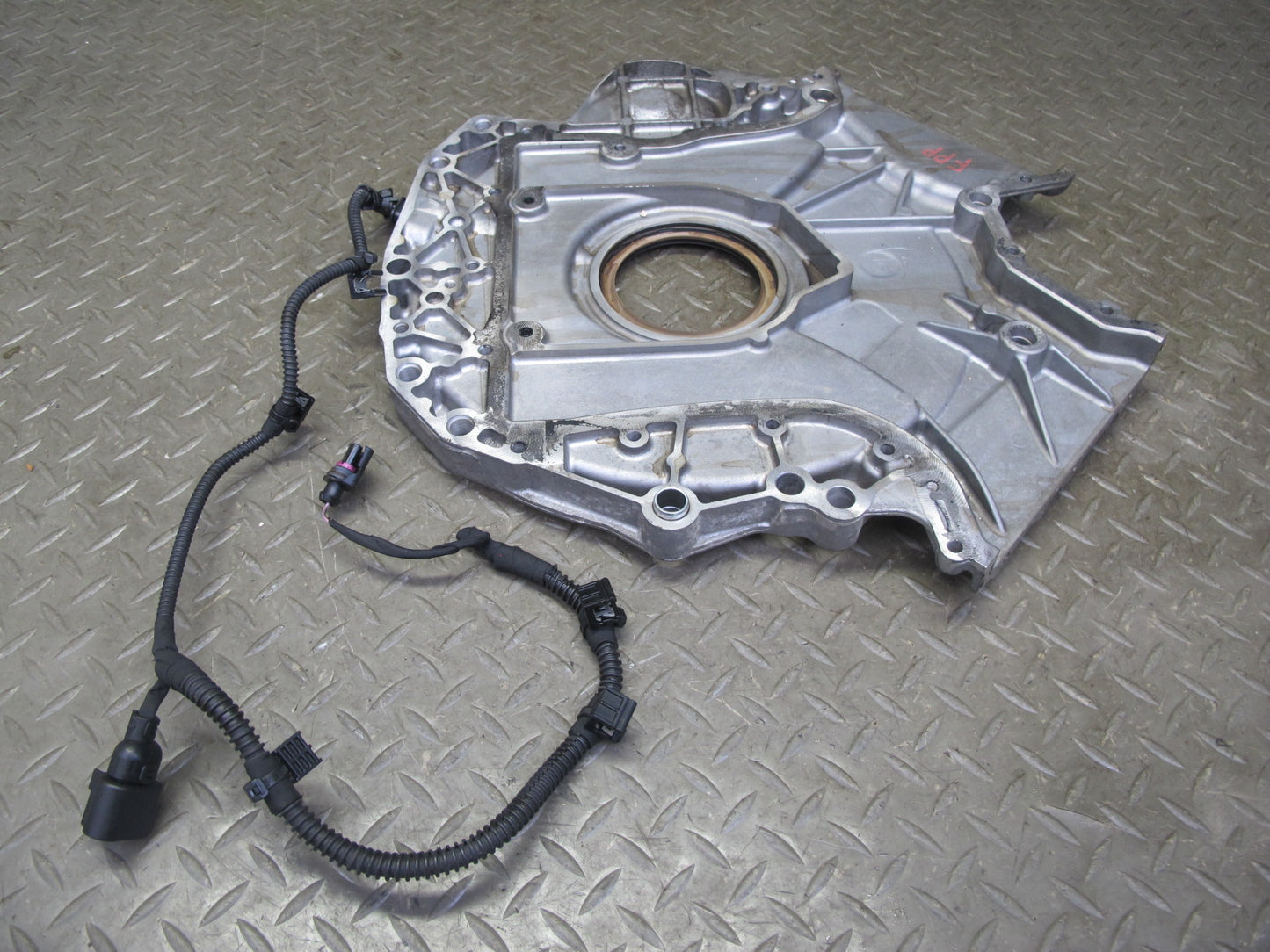 17-23 Porsche Panamera 971 2.9L Engine Rear Timing Plate Cover 06M103173K