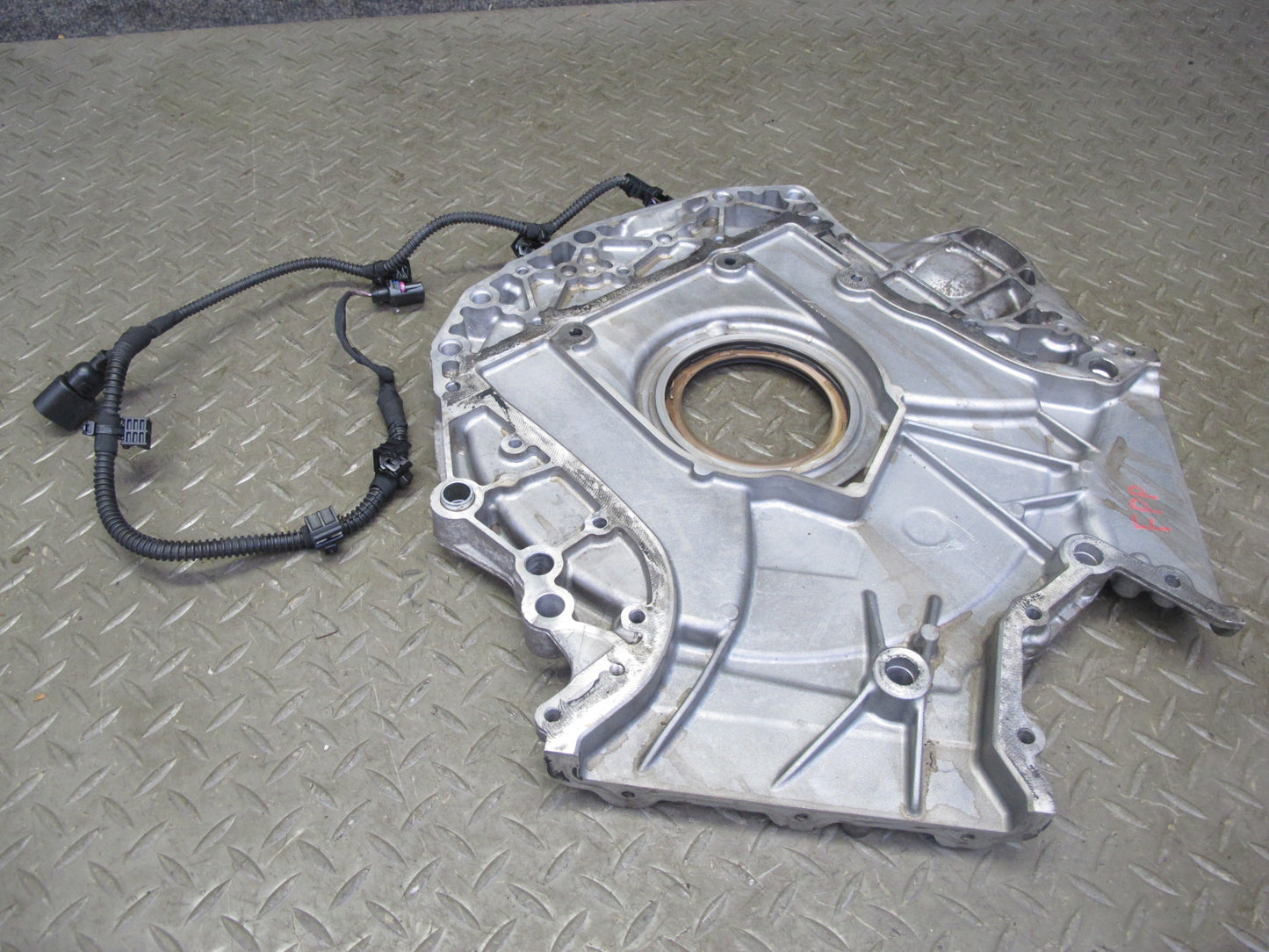 17-23 Porsche Panamera 971 2.9L Engine Rear Timing Plate Cover 06M103173K