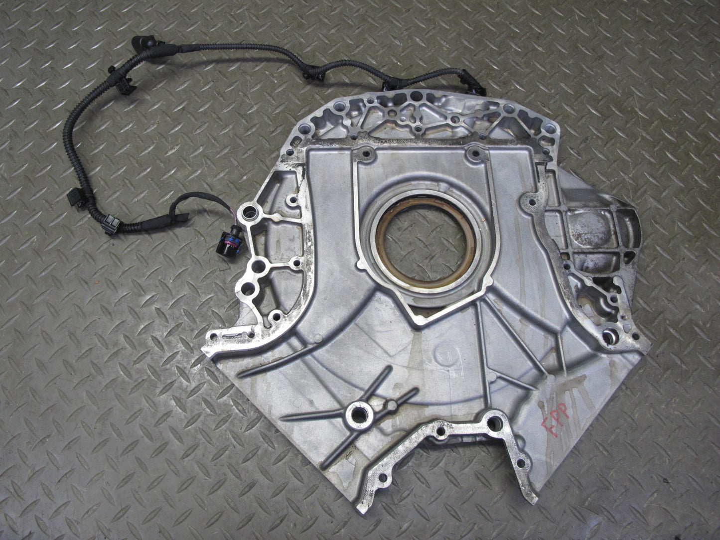 17-23 Porsche Panamera 971 2.9L Engine Rear Timing Plate Cover 06M103173K